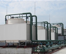 206號(hào)廠房屋面冷卻塔安裝